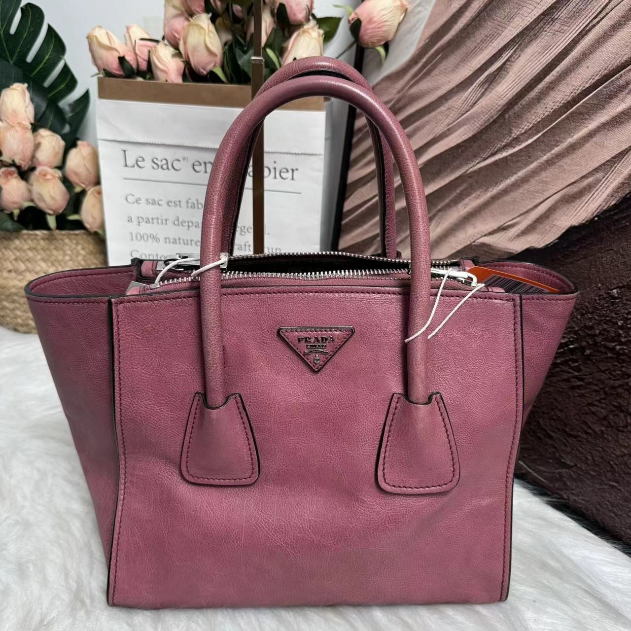 95新 Prada/普拉达 /伊一/95/739424/单肩包/