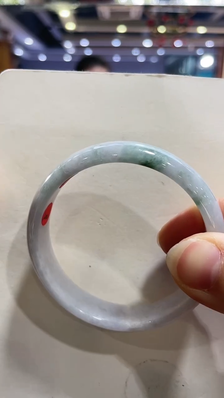 【闪购商品】翡翠手镯未镶嵌34号默认有纹有瑕