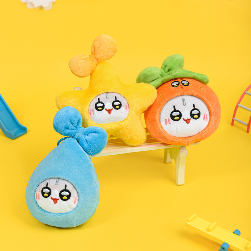 诺比小兔nobi原创毛绒挂件包挂钥匙扣毛绒玩具挂饰情侣生日礼物