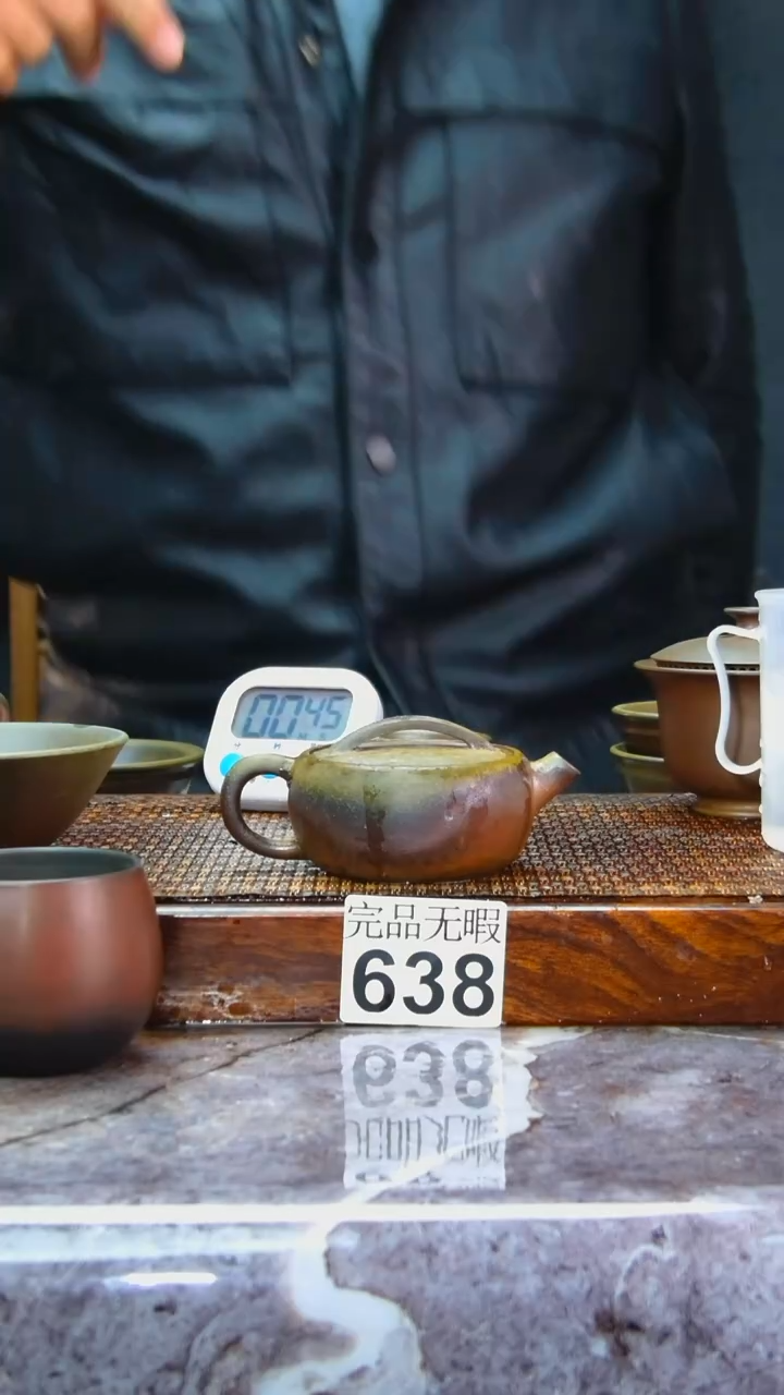 【闪购商品】陶瓷壶一片瓦 龙窑柴烧 全手工 原矿泥