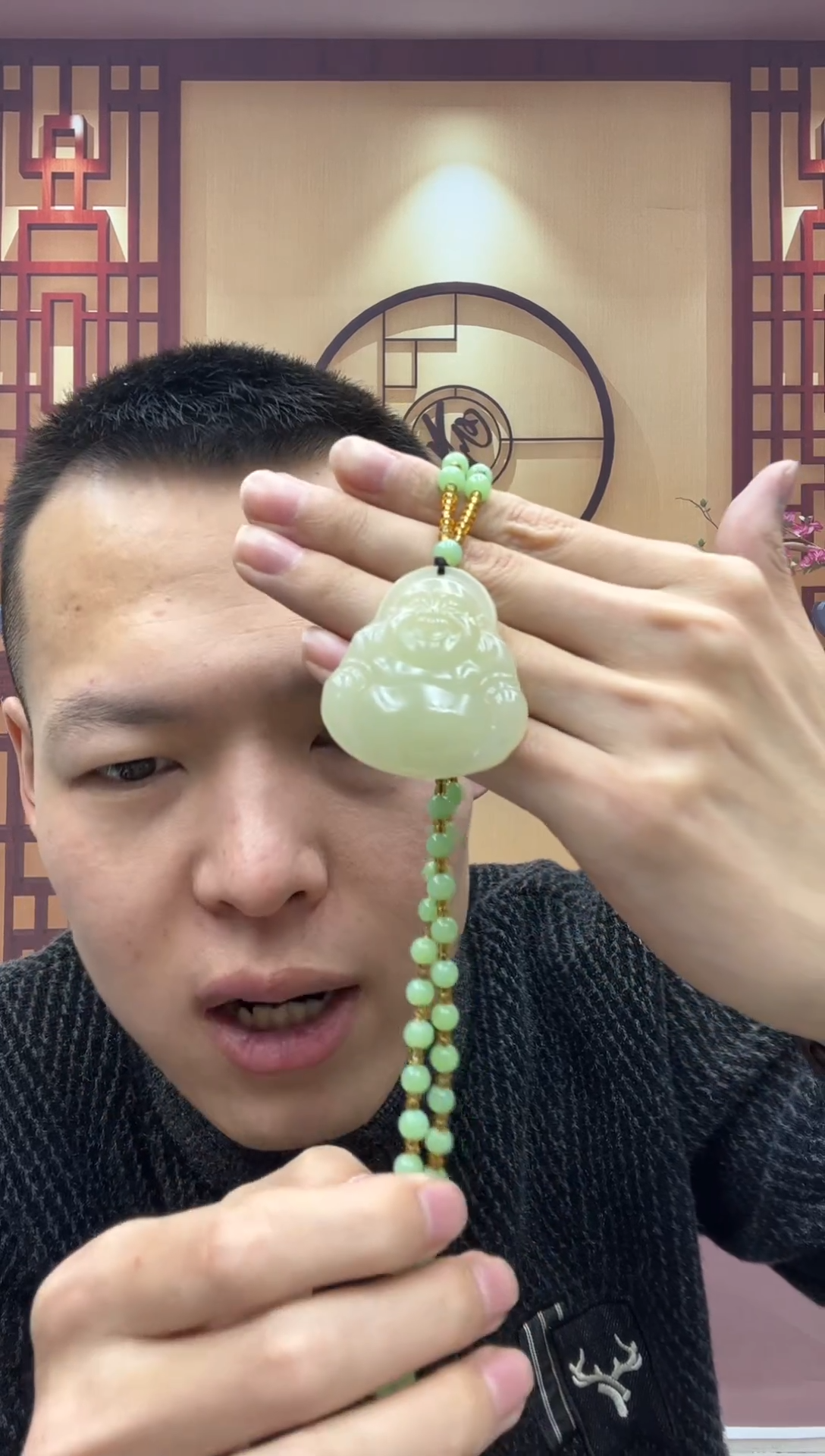 【闪购商品】和田玉颈饰未镶嵌佛公吊坠