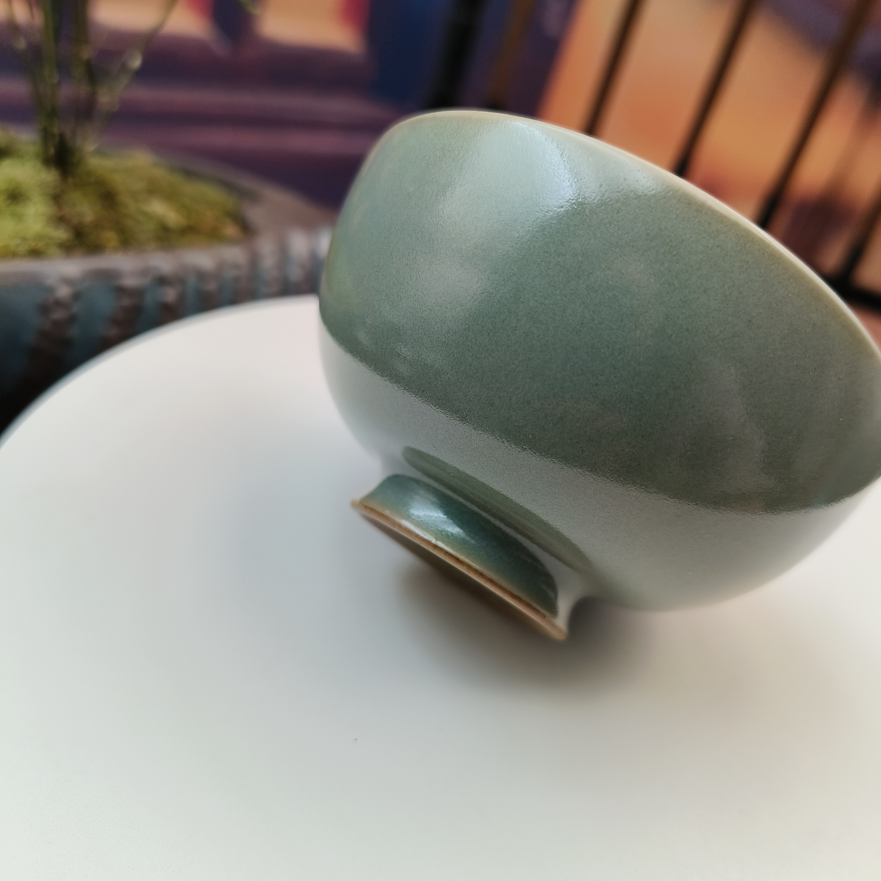 仿古釉手工小碗杯汝窑复古品茗杯茶具陶瓷主人杯茶杯