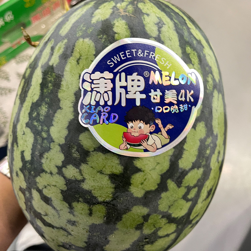 (整果)甘美西瓜一个约9斤