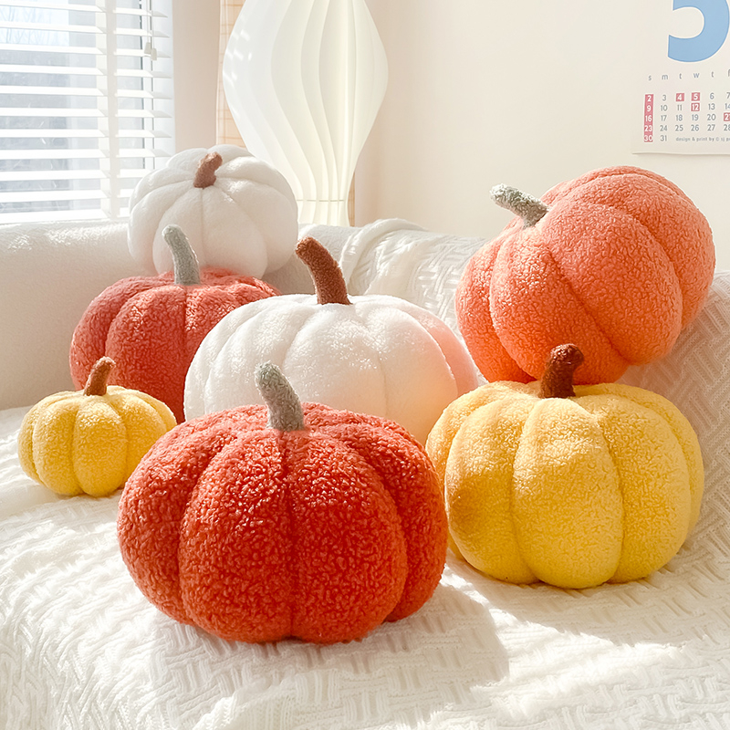 可爱南瓜抱枕客厅沙发女生床上靠枕靠垫抱枕卧室宿舍榻榻米飘窗简