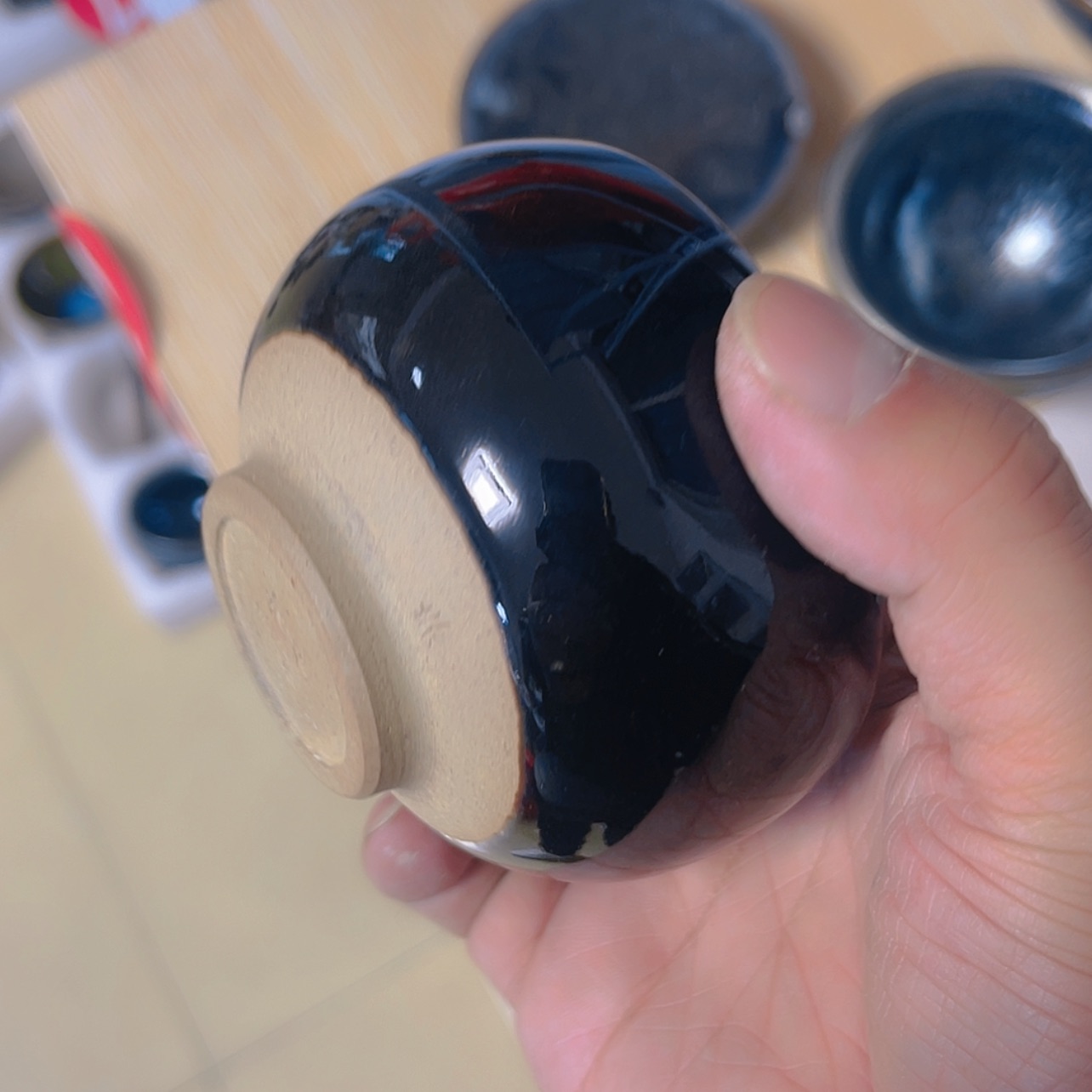 【闪购商品】紫砂茶盏长钉乌金