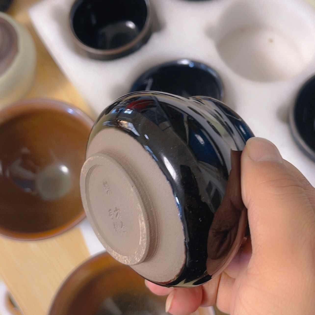 【闪购商品】瓷茶盏乌金佛度
