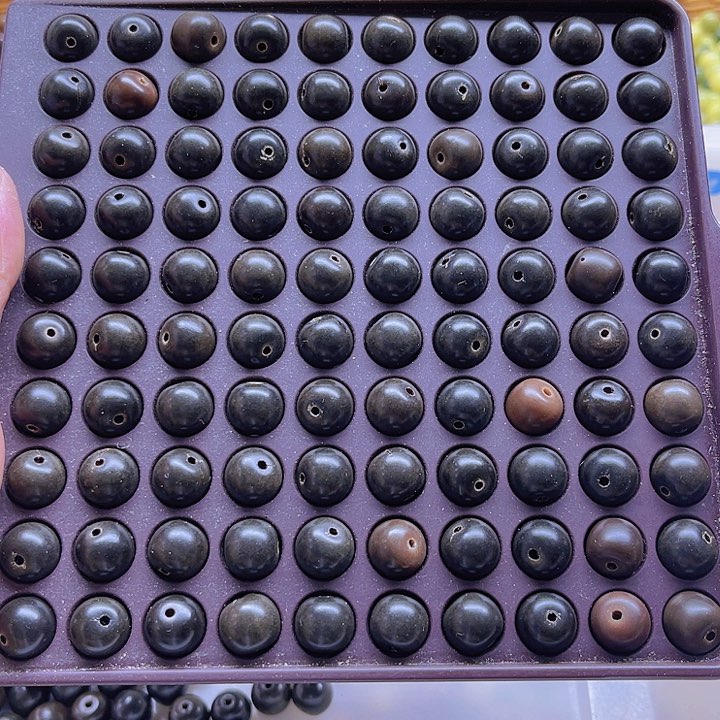 白玉菩提吊坠瑕疵12-11黒胖苹果100颗