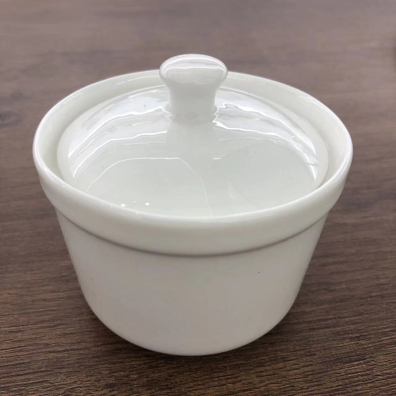 【127】唐山骨质瓷 炖盅*2小微瑕