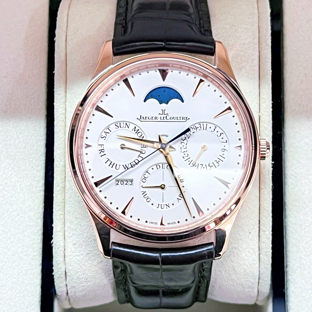 99新 Jaeger-LeCoultre/积家 大师系列1302520万年历39mm男表