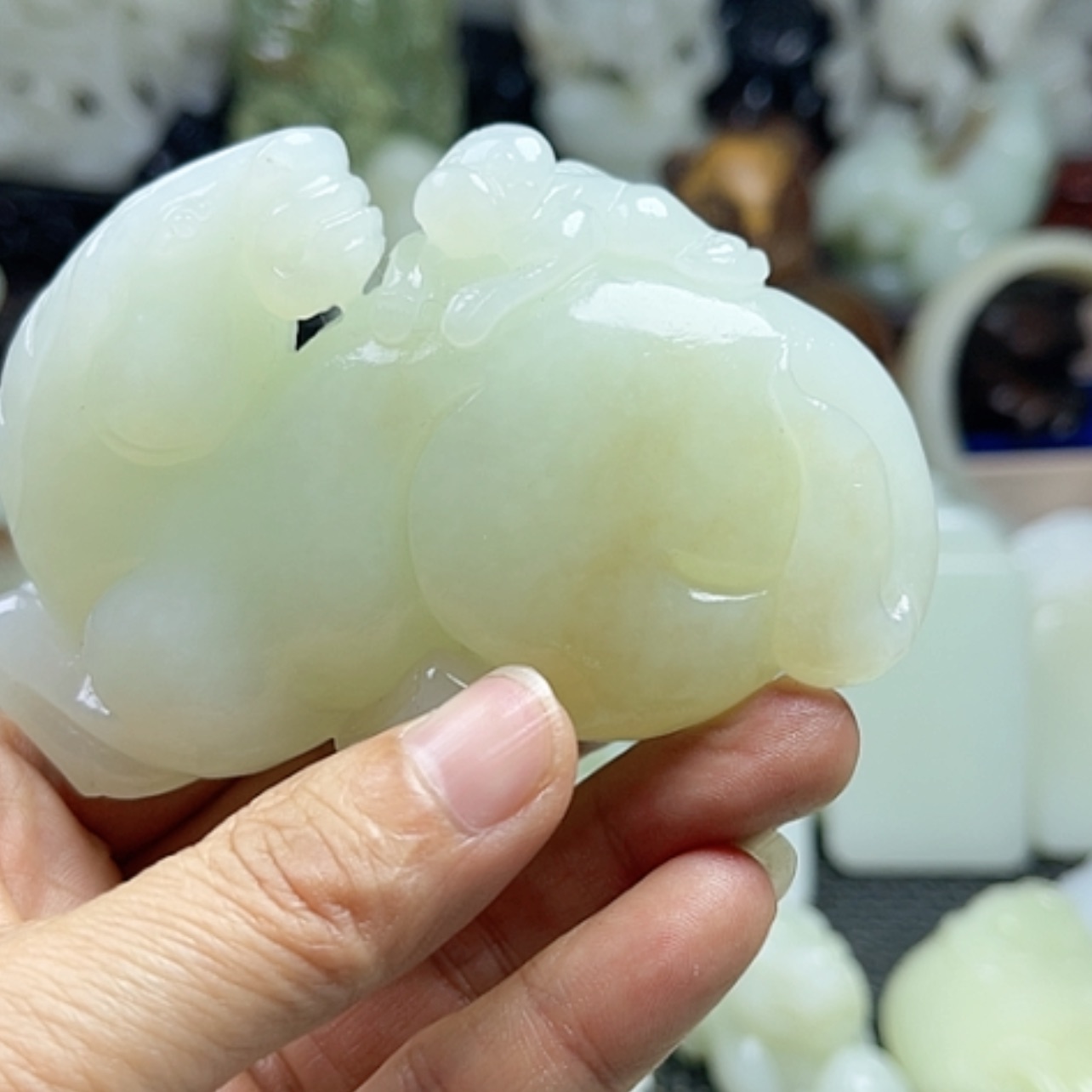 【闪购商品】和田玉（糖玉）挂件未镶嵌天**摄