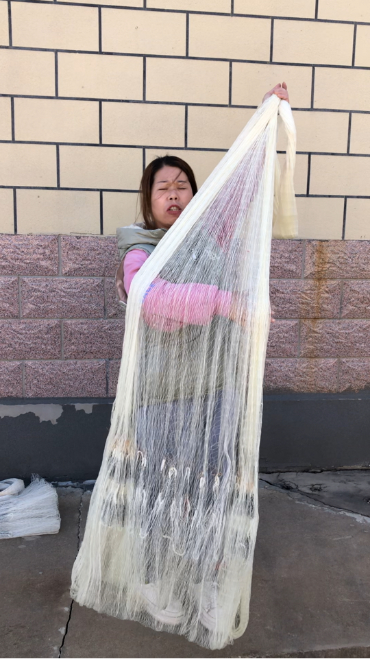 大力马线三指网眼，3米高，7斤，双扣，直径4.5米，