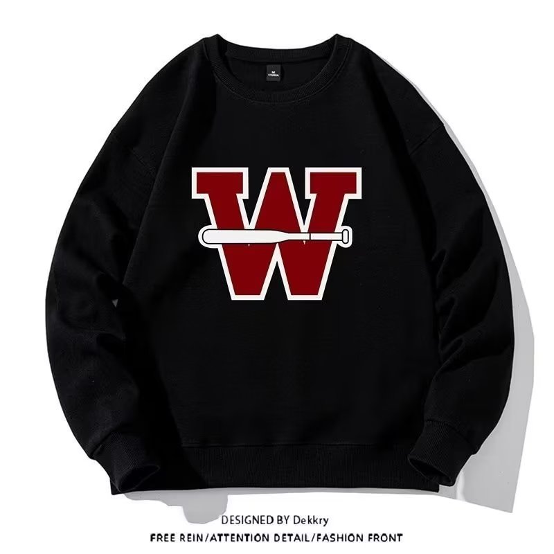 宽松男士秋装青少年爆款百搭春秋时尚加绒新款上衣纯棉欧美卫衣