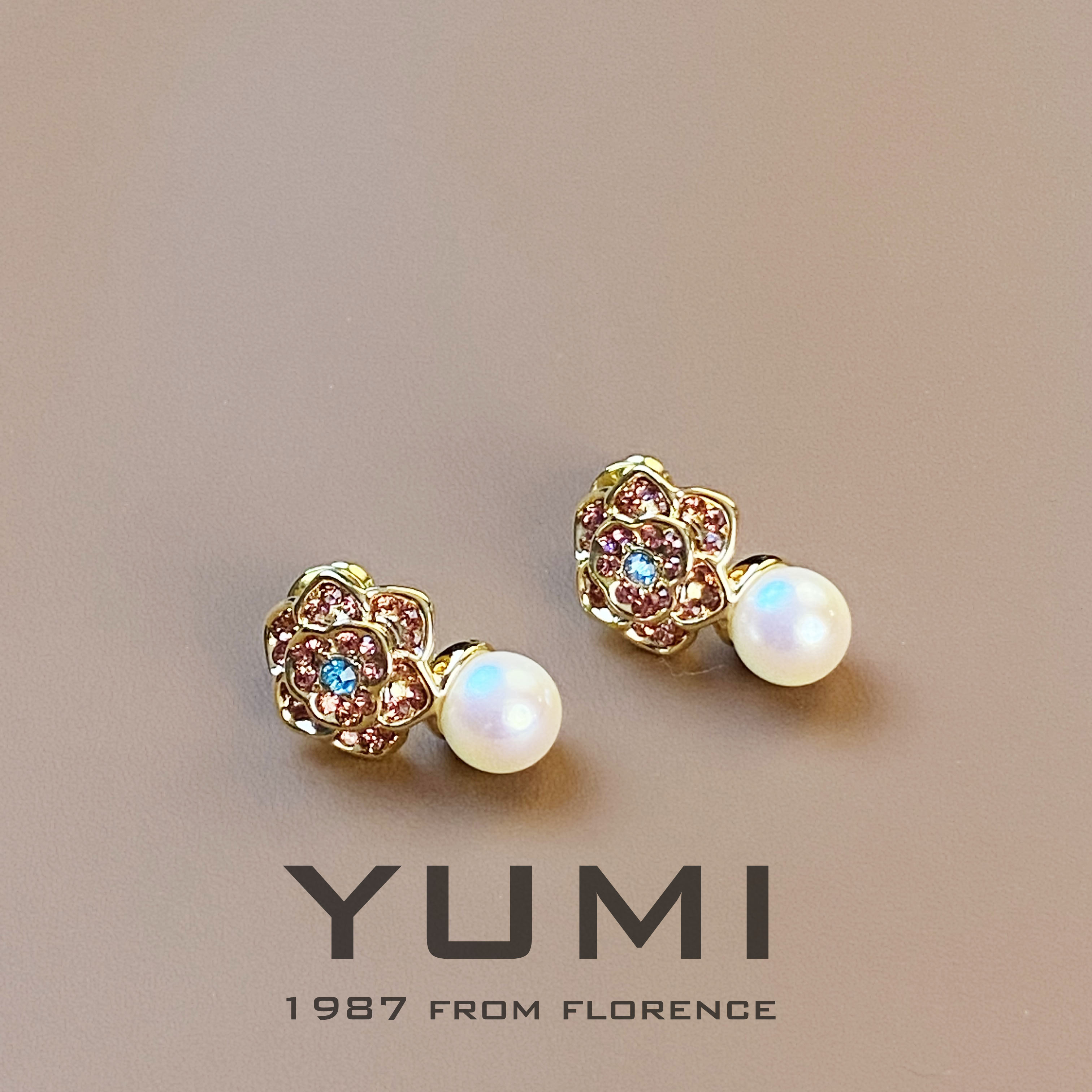 铜合金锆石耳饰 YUMI优米【今熹 Suprise】ED1007优米家高定耳钉