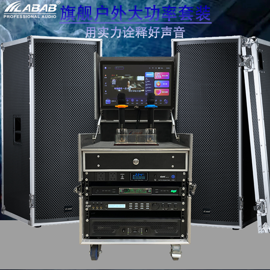 LABAB/蓝博声德国高端品牌户外专业音响套装双15音响套装大功率