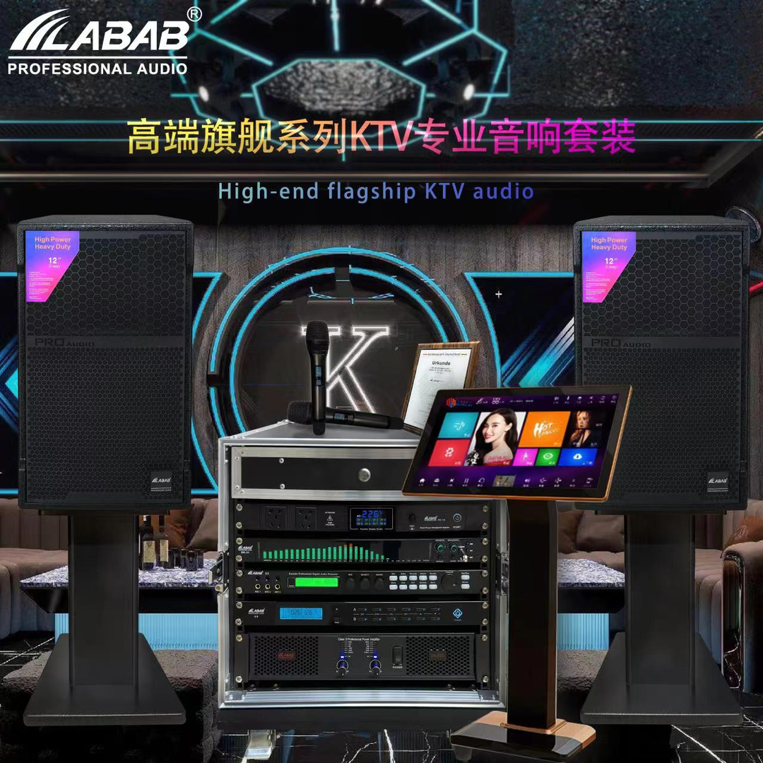 LABAB/蓝博声高端演出蓝牙室内k歌大功率卡拉ok会议专业音响套装