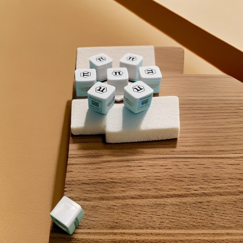 正品π巧克粉台球用品台球器材六角，颜值高巧粉Π巧克台球巧粉