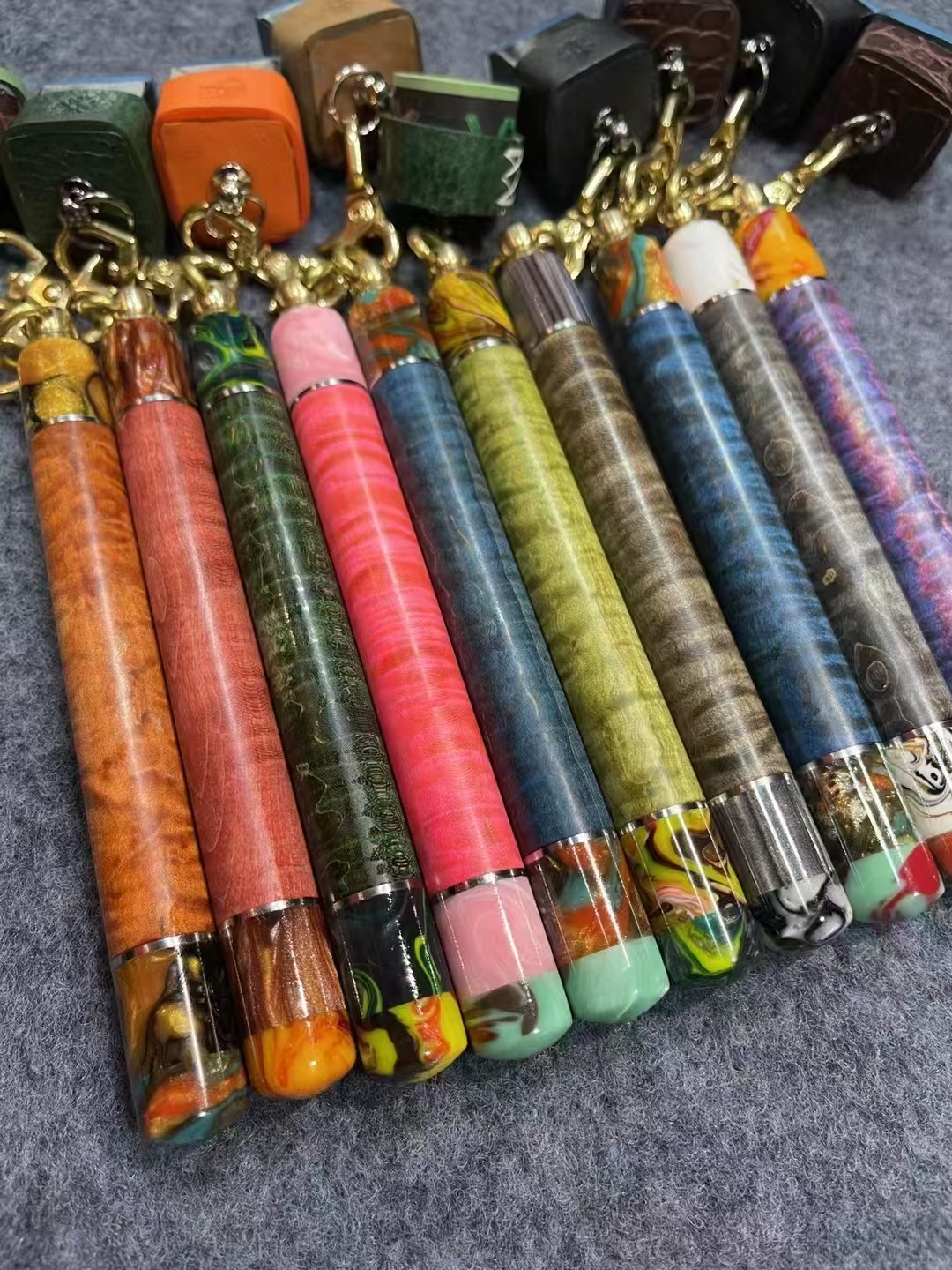 手工定做巧克笔，纯手工制作巧克夹，台球挂件台球用品