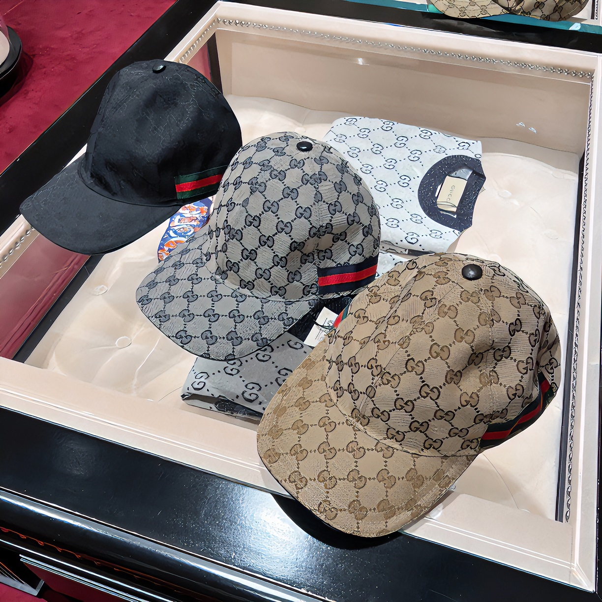 未使用 GUCCI/古驰 11 Gucci经典男女同款鸭舌帽 春夏百搭棒球帽