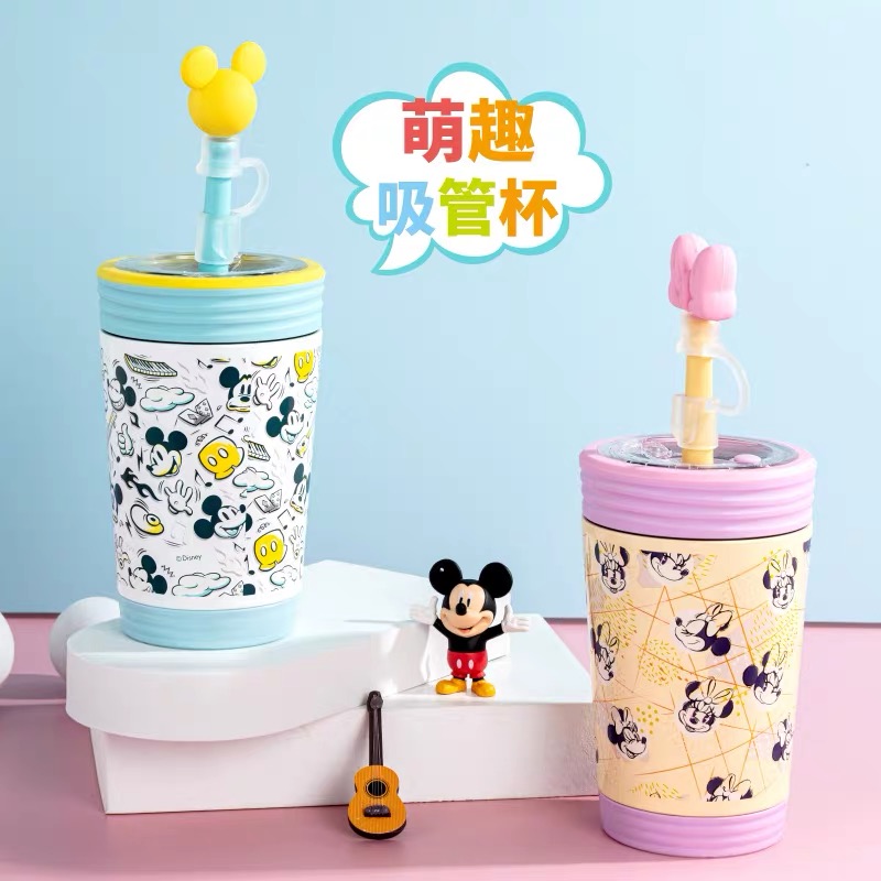 儿童3D吸管保温学生水杯450ML文具临时链接