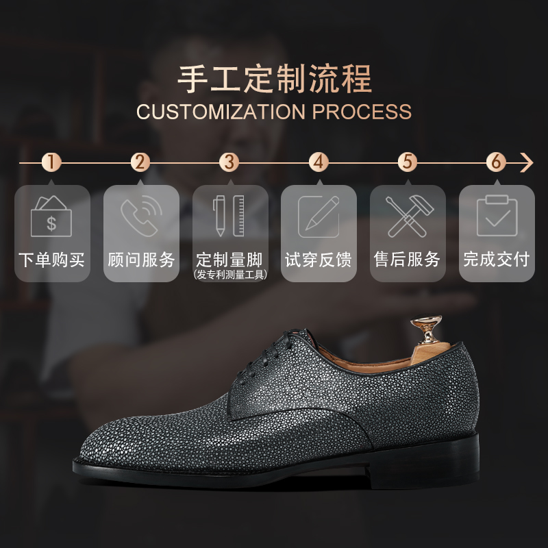 梵骅1对1量脚定制 | 量脚+选款+做鞋楦+成品鞋 |  30天专属交付  