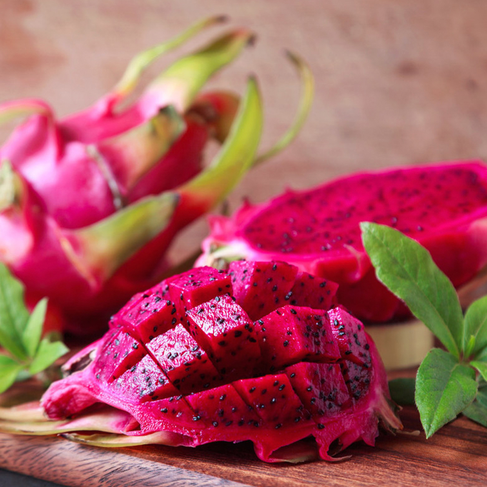 越南红心火龙果4.5斤装单果400g+到手4-6颗香甜美味 