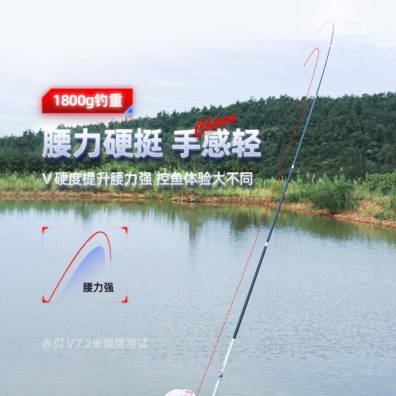 光威赤刃五代碳素台钓竿鱼竿 手竿钓鱼竿鲫鱼鲤超轻28调