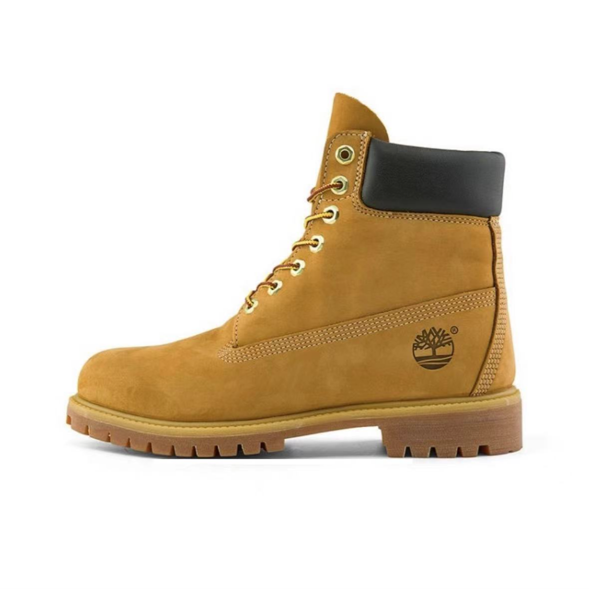 Timberland添柏岚户外防泼水经典大黄靴户外靴高帮小麦色全新原盒