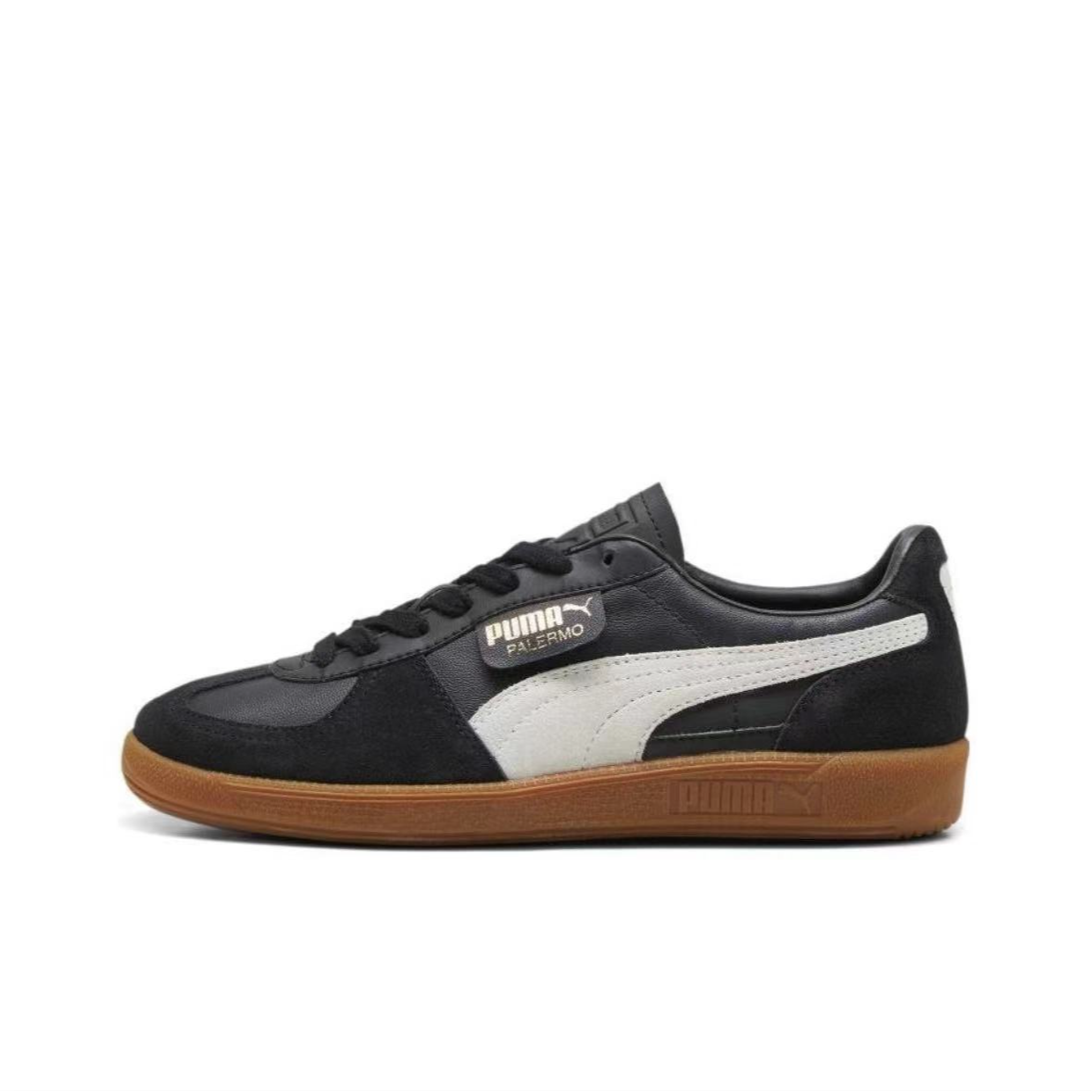 PUMA/彪马Palermo朴彩英同款德训鞋百搭舒适休闲低帮板鞋黑白无盒