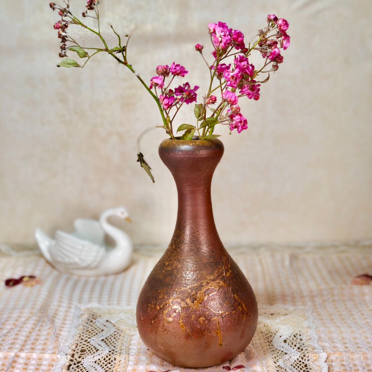 备前烧伊势崎淳花瓶花入花器