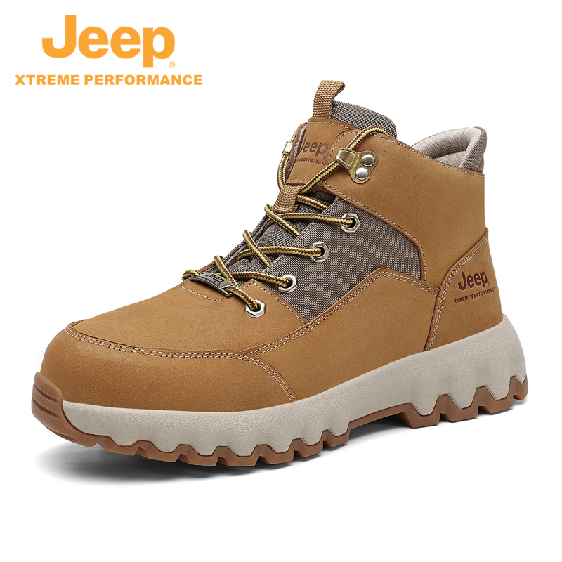 JEEP/吉普秋冬新款马丁靴户外头层皮撒哈拉系列登山徒步旅游鞋潮