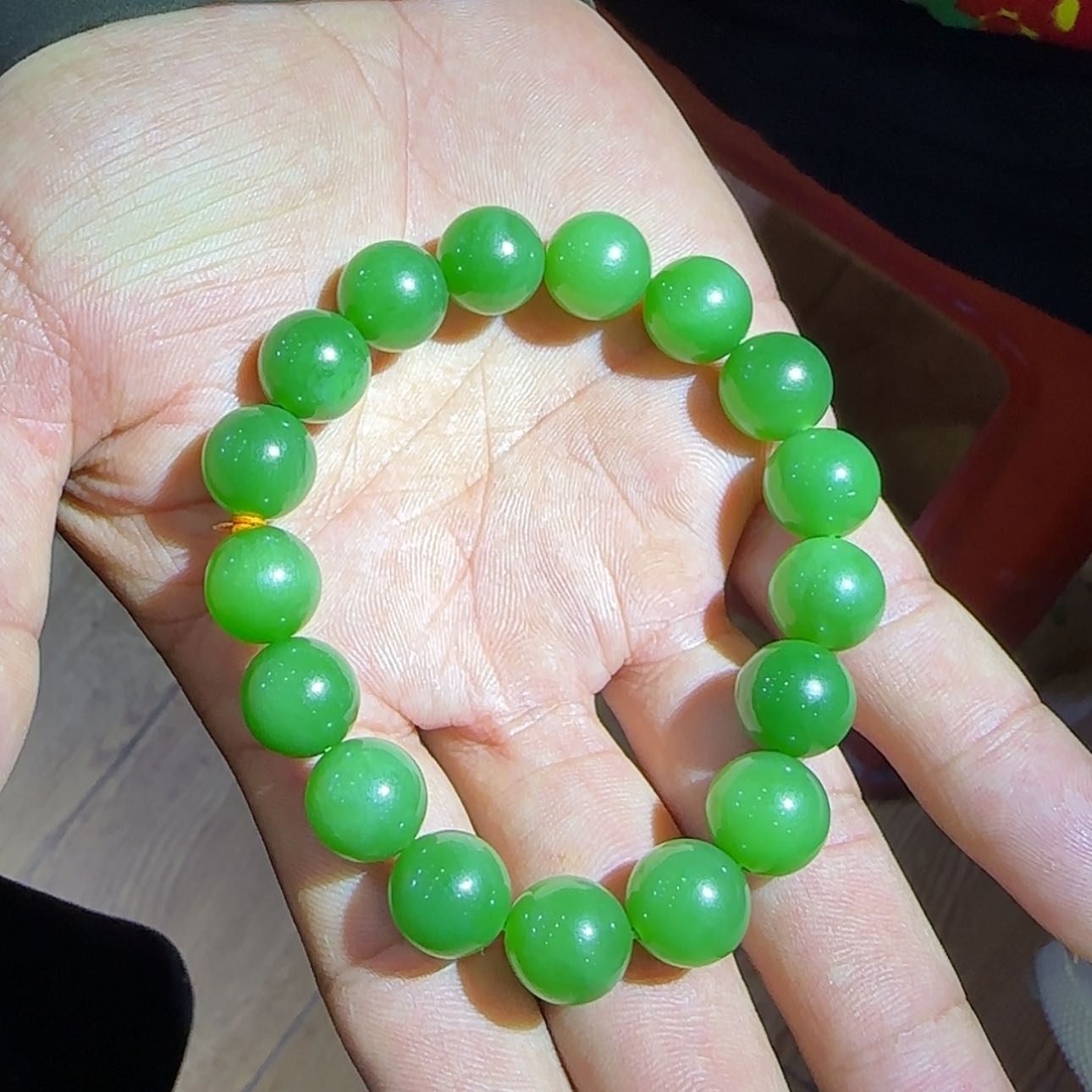 【闪购商品】和田玉手串未镶嵌卡12