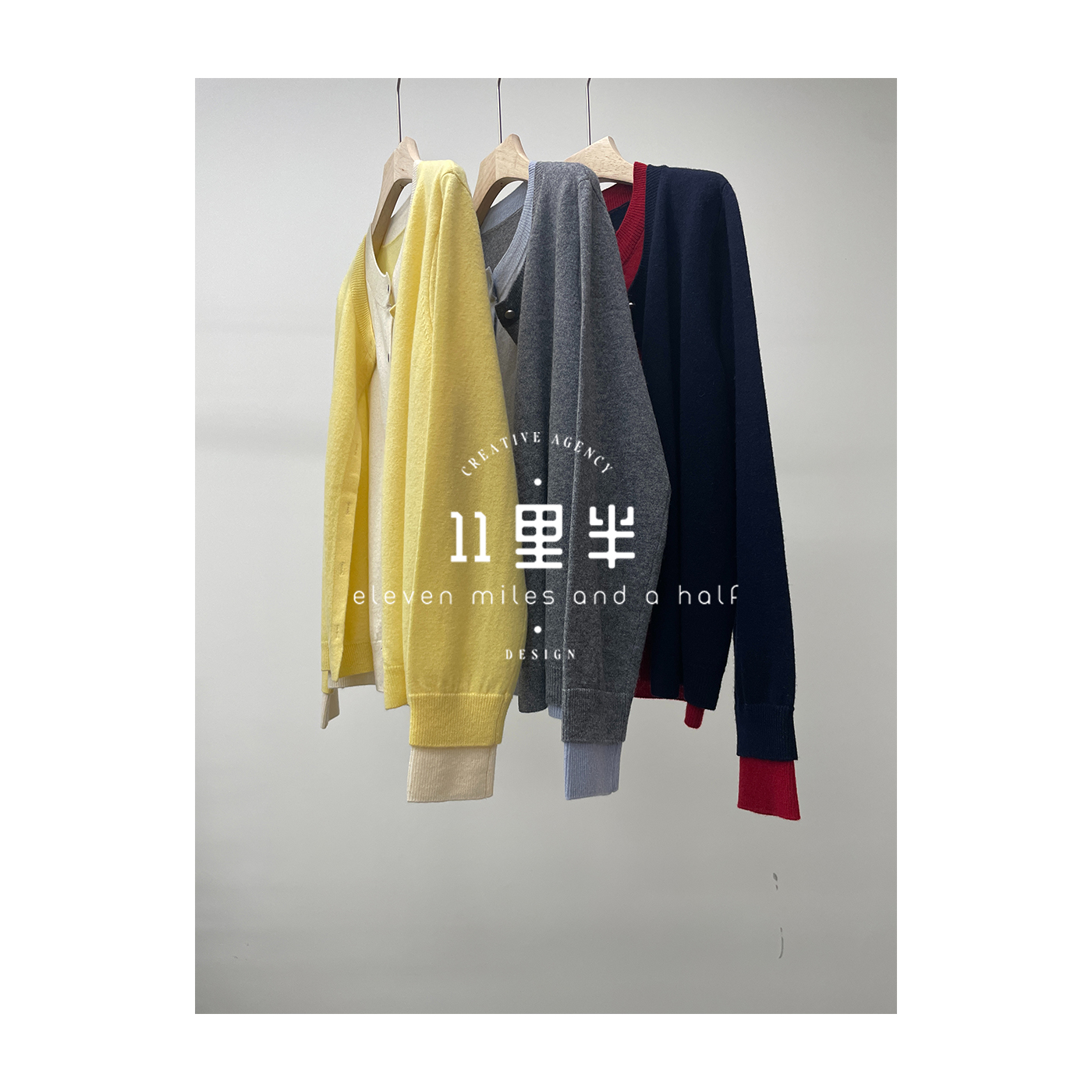 11里半如懿【不说再见】一件半减龄时尚羊毛100%百搭针织衫24391110