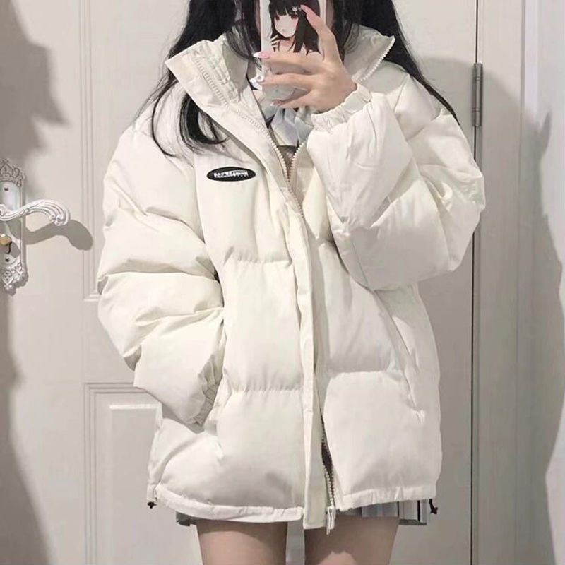 雅鹿羽绒羽绒服女2023年冬季新款韩系棉衣外套潮港风加厚棉袄面包
