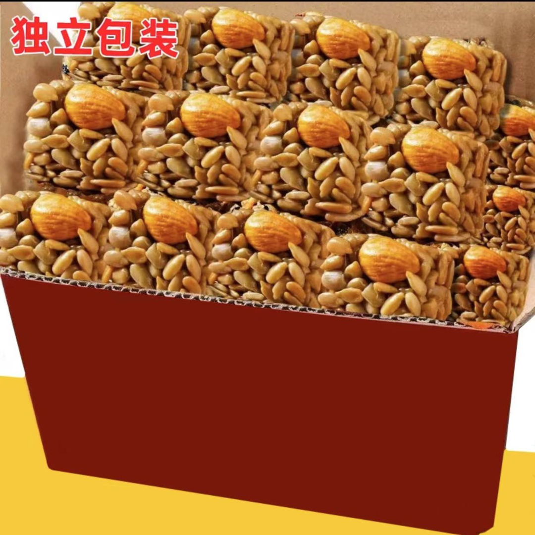 【独立包装】香酥巴旦木瓜子仁原味香脆瓜子酥葵花籽坚果酥休闲零食