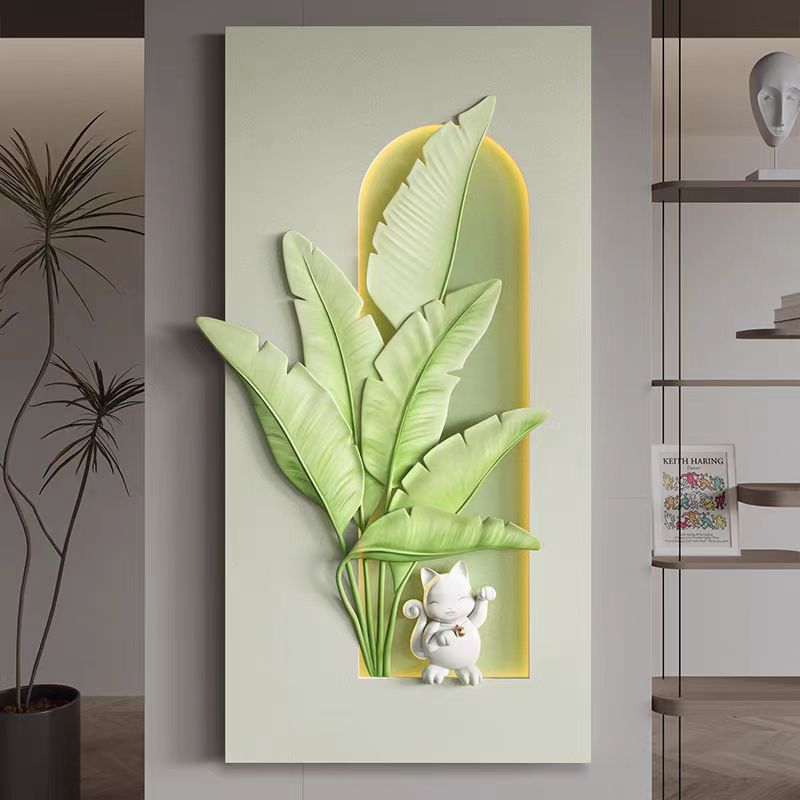 RELIFE/福雕家饰立体浮雕（生生佳业）玄关墙带灯立体氛围装饰画