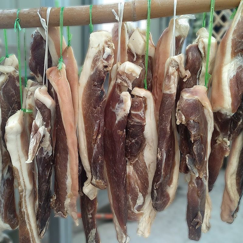 风干后腿腊肉正宗湖南自制后腿腊肉散养土猪瘦肉多多500克