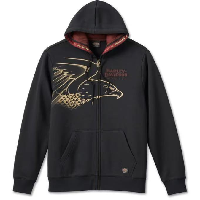 哈雷120周年帽衫休闲外套