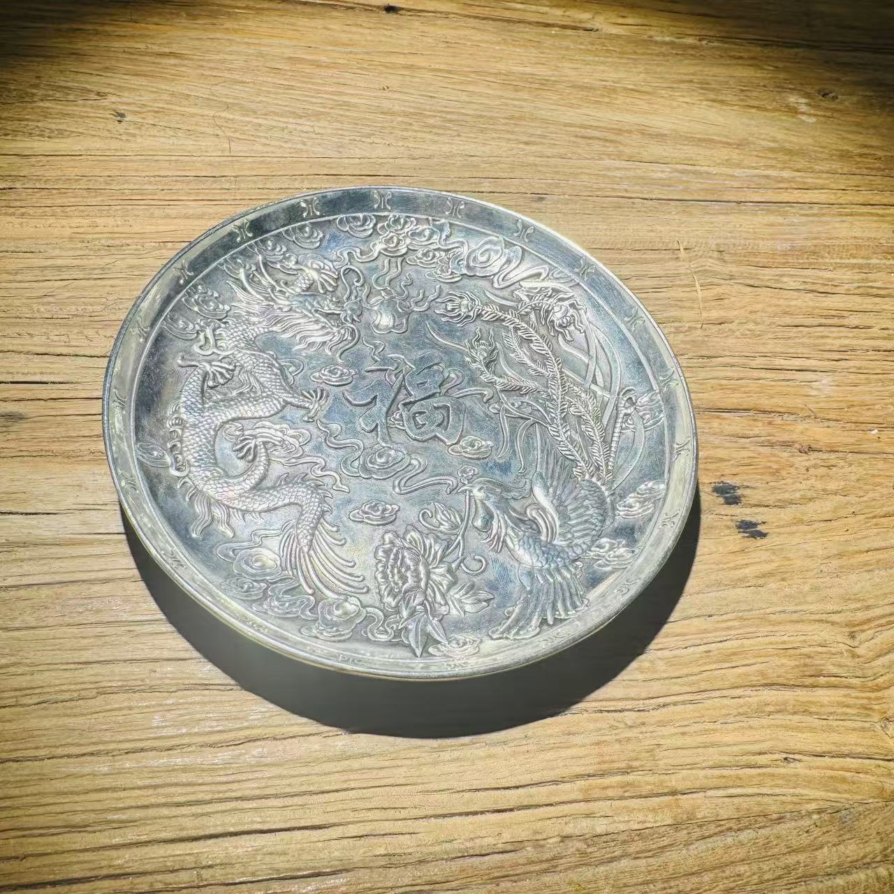 【闪购商品】@@@@@@@@@@@鎏银盘摆件