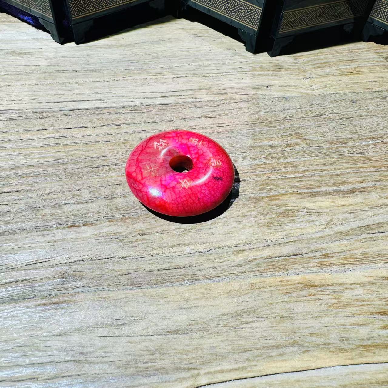 【闪购商品】@@@@@@@@@@@鸡血石平安扣