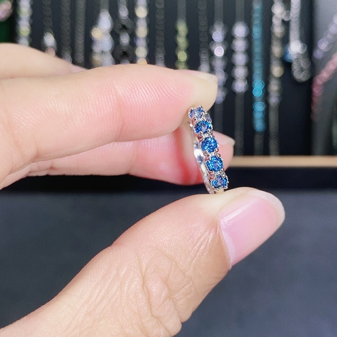 紫晶珠宝半成品银S925镶嵌