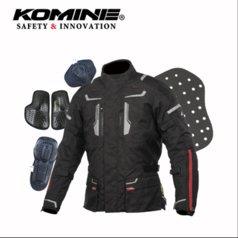 komine摩托车骑行服四季防水可拆卸内胆护具防寒保暖拉力服JK-597