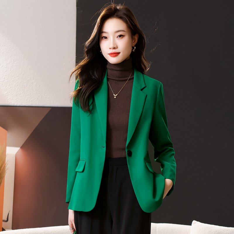 西装外套女2025春秋新款气质小个子上衣高级感职业休闲炸街小西服