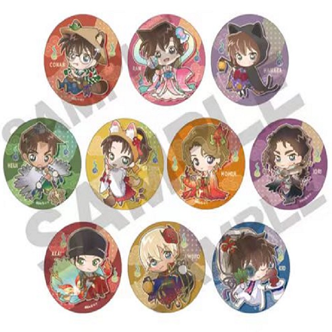 【名侦探柯南】官同系列 百鬼夜行Q版吧唧 徽章 全10种（盲盒代拆）