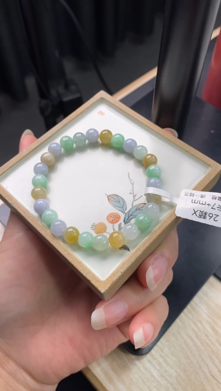 【闪购商品】翡翠手链未镶嵌手串26913