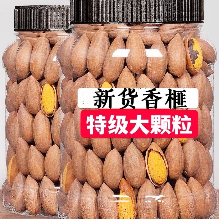 2023特级香榧子新货诸暨枫桥特产500g连罐装坚果年货零食香脆10g