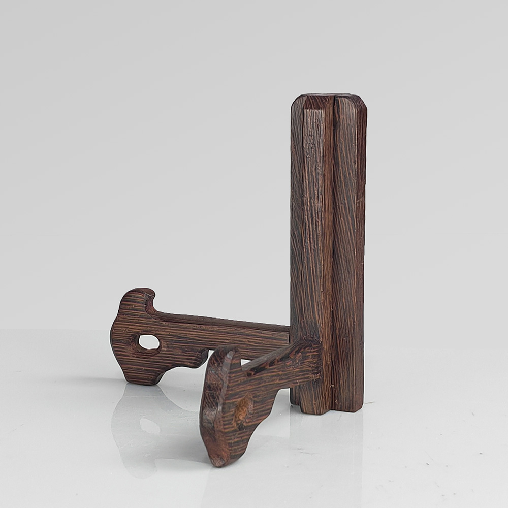 【小扬哥推荐】鸡翅木盘子支架红木赏盘展示架中式盘架茶饼架摆盘