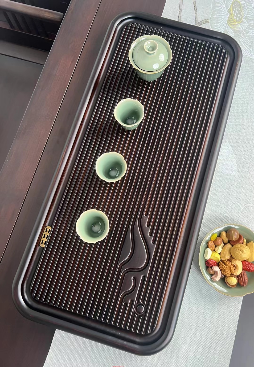 听竹--九涛长方形 简约大气家用精致走水盘大号高端轻奢排水沥水