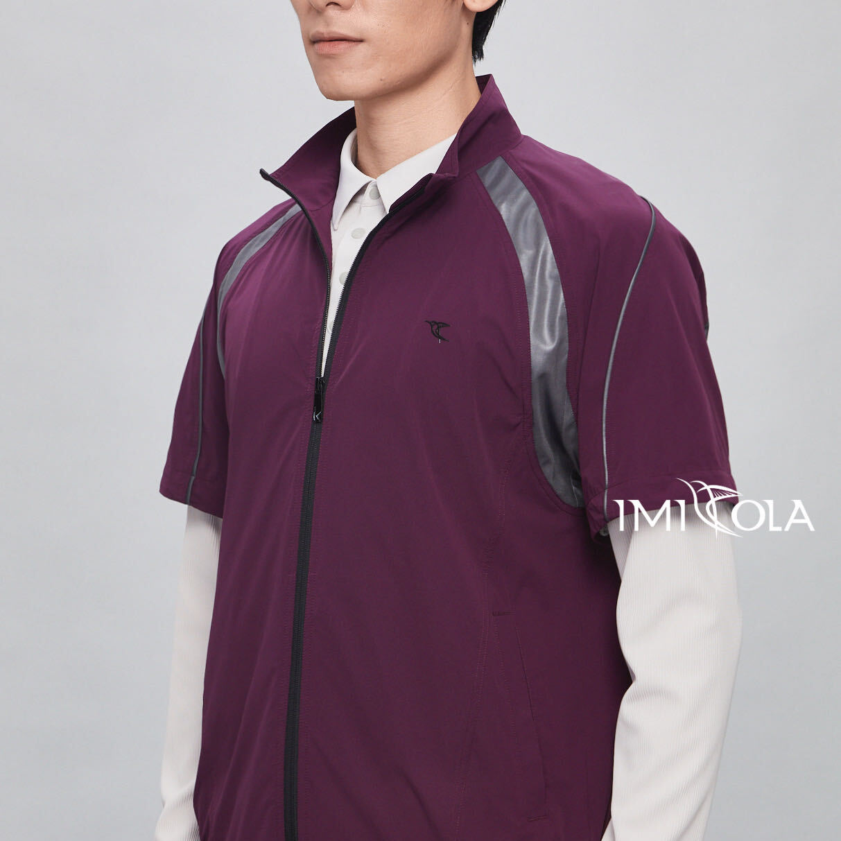 IMI OLA男士高尔夫可拆卸风衣外套2032户外运动休闲多功能时尚款