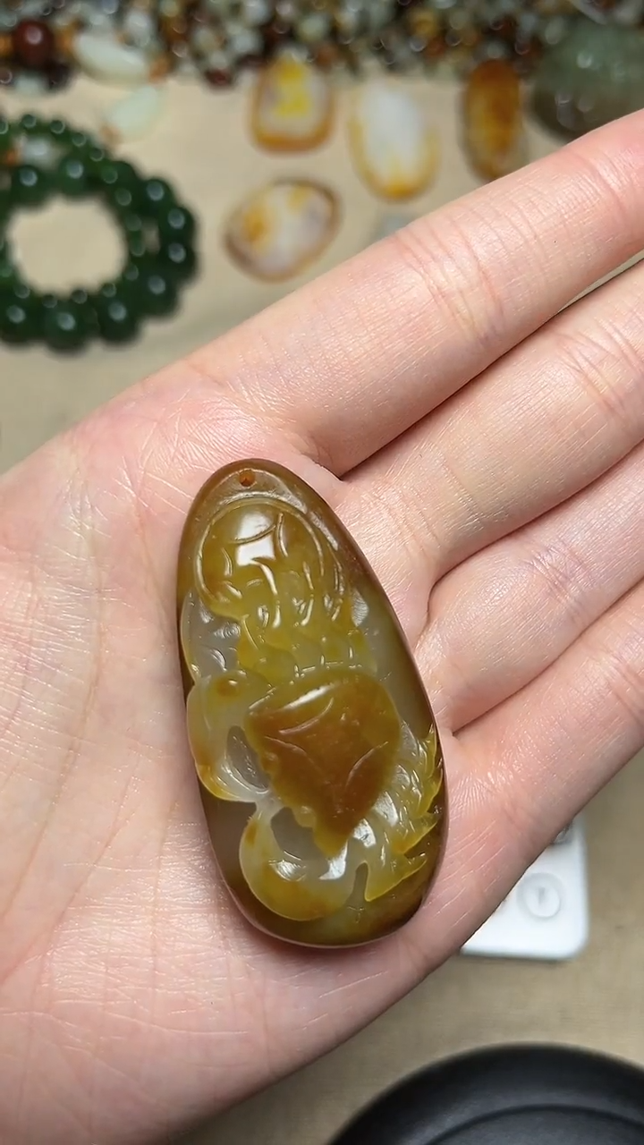 【闪购商品】和田玉（糖玉）颈饰未镶嵌1