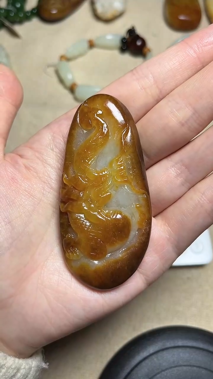 【闪购商品】和田玉（糖玉）颈饰未镶嵌1